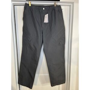 NEW Jordan Mens Cargo Pants Elastic Waist Drawstring Pockets Gray XL FV7255 068